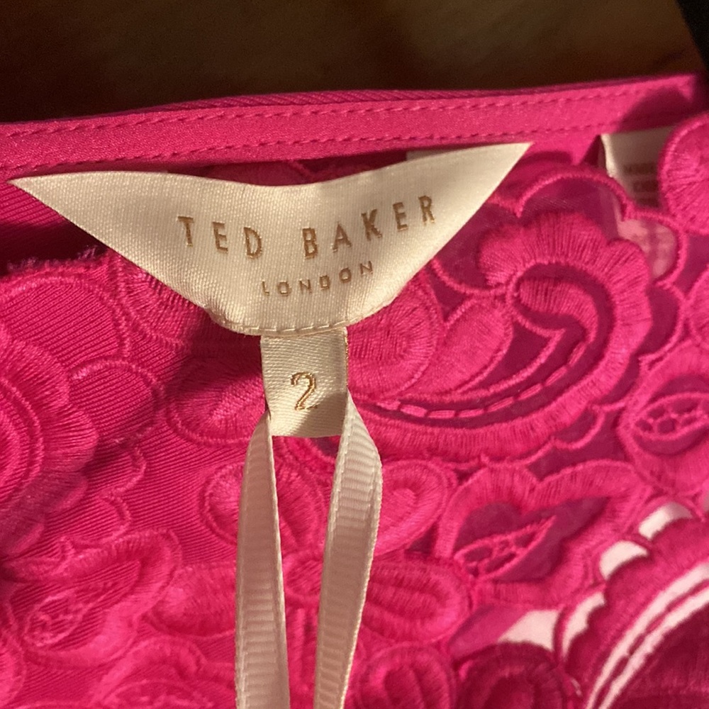 Ted Baker London “Talia” dress - Fuschia / Hot Pink. Never worn. - Picture 3 of 5